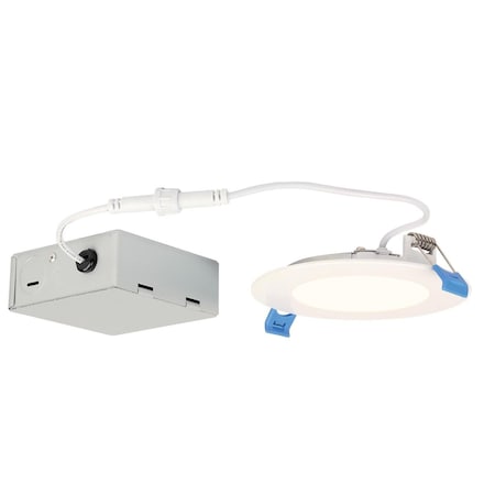 Westinghouse Recessed Down-Light LED Dimmablemable 10W 120V 3000K Warm White Slim 4In White 5097100